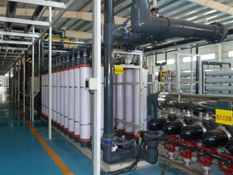 某大型精密電子廠中回用水設備